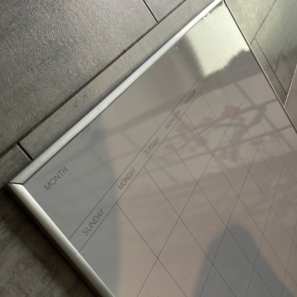 White Board Month Planner With notes Wall Mount Month Writing Water Marker Board - Picture 7 of 12